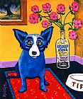 Unknown Artist Absolut Rodrigue painting